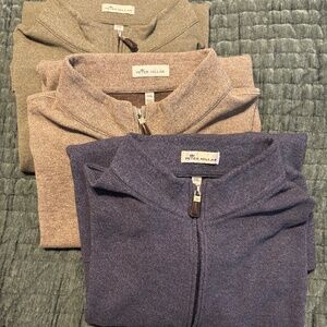 Peter Millar 3/4 zip pullovers